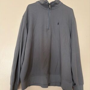 Izod Men's Gray Zip-Up Sweater
